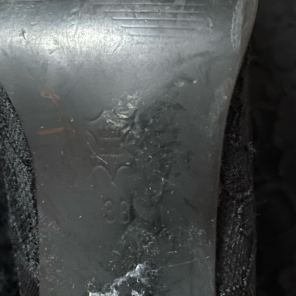 Tiramisu Black Lace Over Suede Western Style Boots - Picture 10 of 16